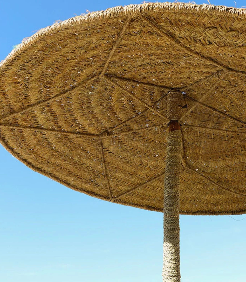 Parasol exotique fait main 2M50 DE DIAMETRE